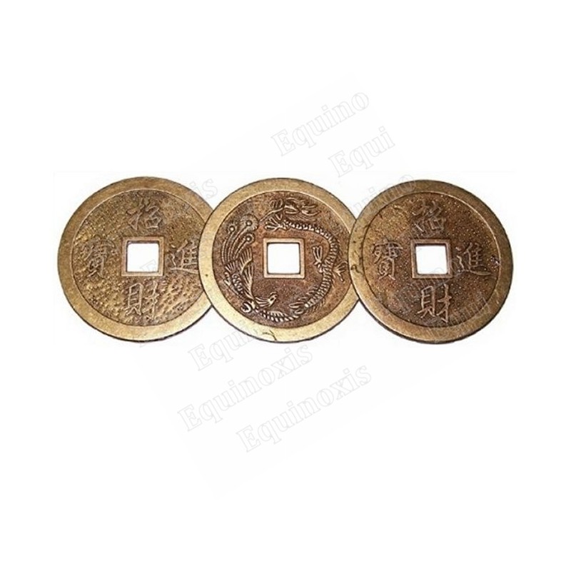 Piezas chinas Feng-Shui – 45 mm – Lote de 10