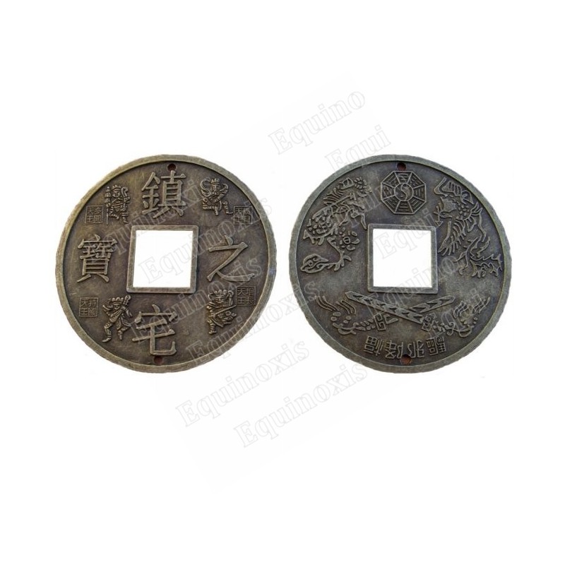 Piezas chinas Feng-Shui – 70 mm – Lote de 5