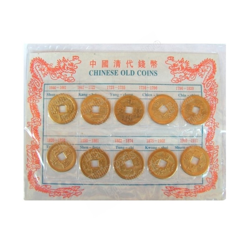 Set de piezas Feng-Shui – Set de 10 piezas chinas packagées
