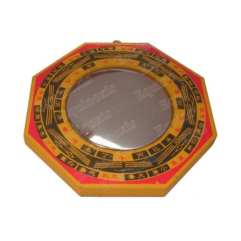 Espejo Feng-Shui – Espejo convexo de madera – 185 mm