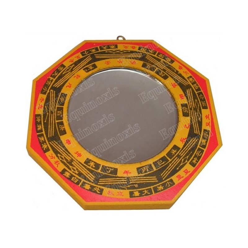 Espejo Feng-Shui – Espejo cóncavo de madera – 125 mm