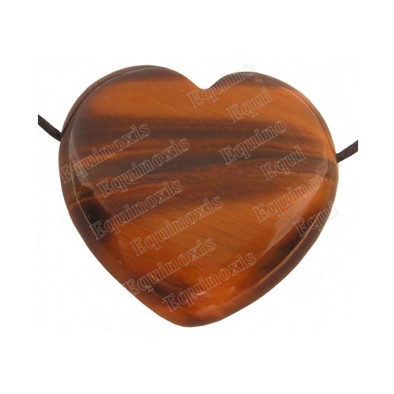 Colgante piedra – Corazón – Ojo de tigre