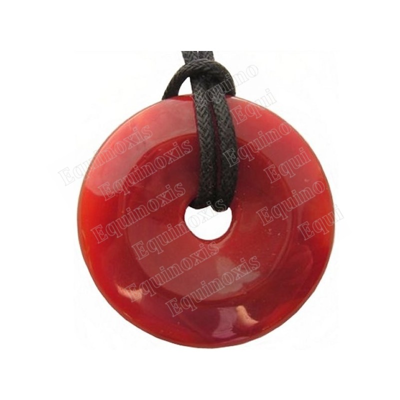 Colgante piedra – Donut – Cornalina