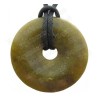 Colgante piedra – Donut – Jade verde