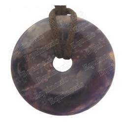 Colgante piedra – Donut – Sodalita