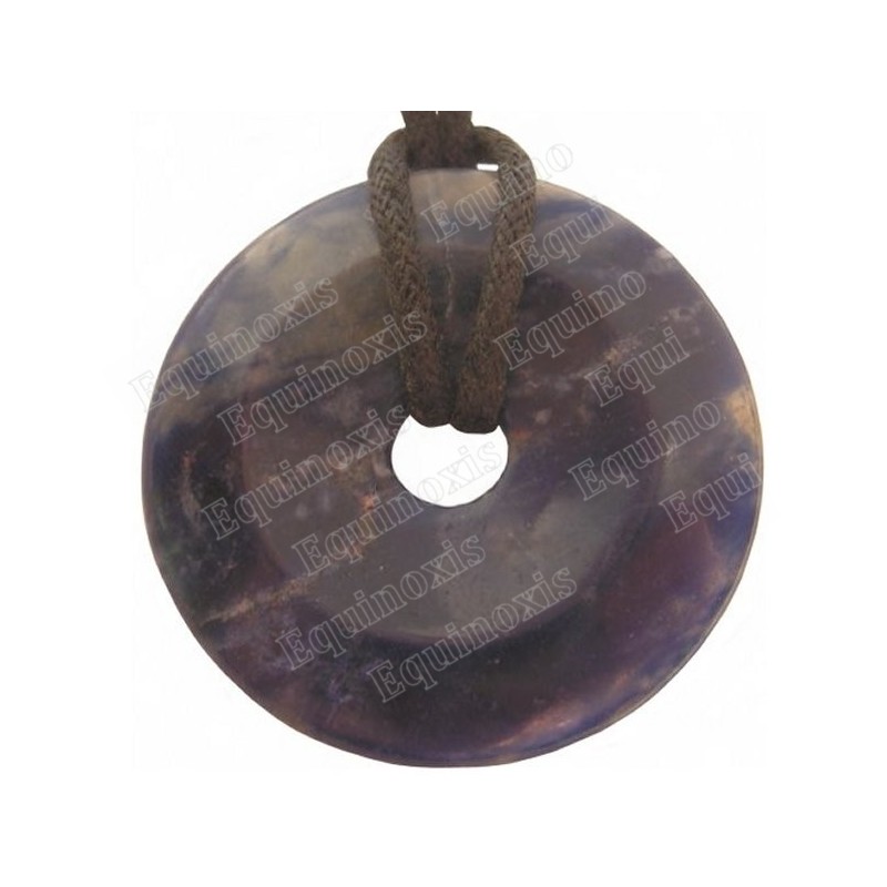 Colgante piedra – Donut – Sodalita