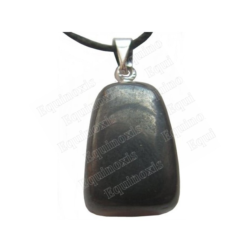 Colgante piedra – Piedra pulida – Hematites