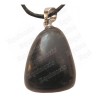 Colgante piedra – Piedra pulida – Obsidiana negra