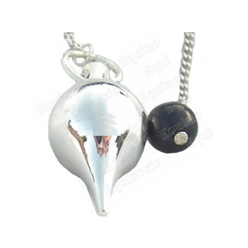 Pendule de radiesthésie laiton argenté 3 – Pendule petite goutte