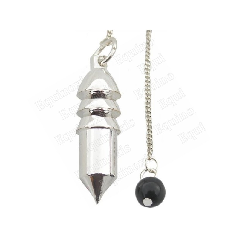 Pendule de radiesthésie laiton argenté 20 – Pendules pile radionique
