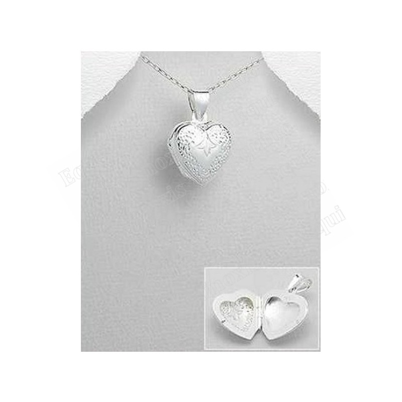 Ciondolo in argento sterling 925e – Colgante corazón 12