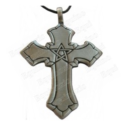 Colgante cruz – Cruz con pentagrama