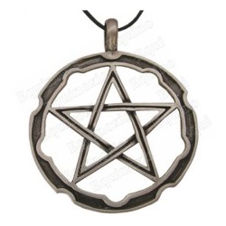 Colgante simbólico – Pentagramme dans cercle