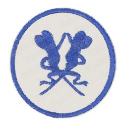 Badge / Macaron GLNF – Petite tenue nationale – Grand Secretario – Bordado a máquina