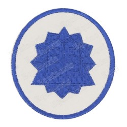 Badge / Macaron GLNF – Petite tenue nationale – Grand Hospitalario – Bordado a máquina