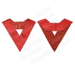 Collar masónico muaré – REAA – 28° grado – Rojo