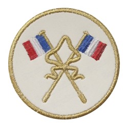 Badge / Macaron GLNF – Grande tenue nationale – Passé Grand Porte-Etendard – Bordado a máquina