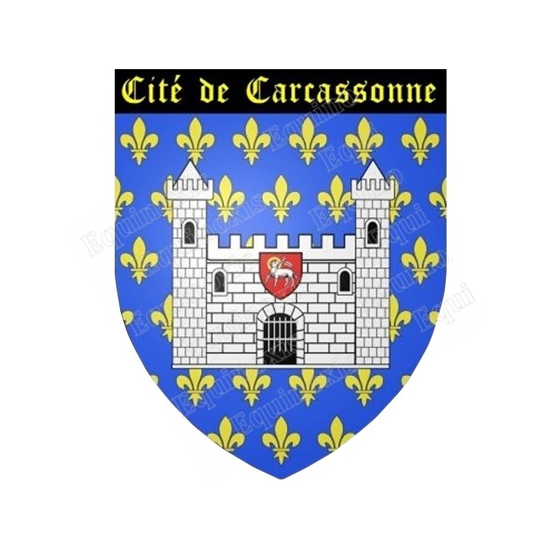 Imán regional – Blasón Cité de Carcassonne