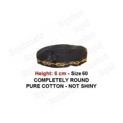 Chapeau de Maître en coton – Hauteur 6 cm – Taille 60