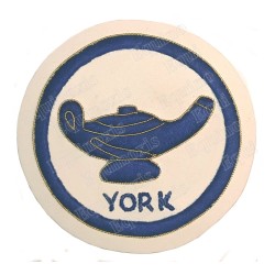 Badge / Macaron GLNF – Petite tenue nationale – Précepteur York – Bordado a mano