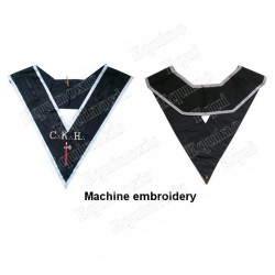 Collar masónico muaré – REAA – 30° grado – CKH – Chevalier Grand Introducteur – Bordado a máquina