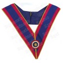 Collar masónico muaré – La Marque – Officier Provincial actif – Cocarde tricolore
