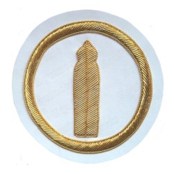 Badge / Macaron GLNF – Grande tenue nationale – Deuxième  Grand Surveillant – Bordado a mano
