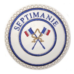 Badge / Macaron GLNF – Petite tenue provinciale – Passé Grand Porte-Etendard – Septimanie – Bordado a máquina
