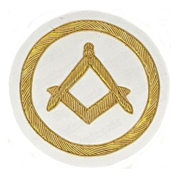 Badge / Macaron GLNF – Grande tenue nationale – Asssistant Grand Maître – Bordado a mano