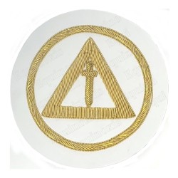 Badge / Macaron GLNF – Arche Royale Domatique – Officier National – Grand Gardien – Bordado a mano