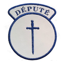 Badge / Macaron GLNF – Petite tenue nationale – Député Grand Tuileur – Bordado a máquina